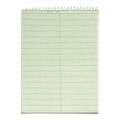 WBTAYB Steno Book Gregg Rule 60 Sheets 6 x 9 Inches Green Tint (TOP8001) 12-Pack