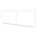 Ghent Non-Magnetic Dry-Erase Whiteboard Acrylic 48-5/8 x 120-5/8 White Satin Aluminum Frame