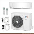 2 Zone Mini Split 12000 12000 Ductless Air Conditioner Pre-Charged Dual Zone Mini Split