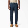 Dickies Men's Flex Regular Fit 5-Pocket Jeans - Dark Denim Wash Size 40 30 (DD605)