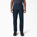 Dickies Men's Flex Regular Fit Carpenter Utility Jeans - Dark Denim Wash Size 44 30 (DU601)