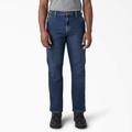 Dickies Men's Flex Relaxed Fit Carpenter Jeans - Medium Denim Wash Size 36 30 (DU603)