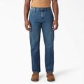 Dickies Men's Flex Relaxed Fit Carpenter Jeans - Tined Denim Wash Size 32 (DU603)