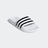Badesandale ADIDAS SPORTSWEAR "AQUA ADILETTE", Gr. 39, weiß (cloud weiß, core schwarz, cloud weiß), Synthetik, sportlich, Schuhe