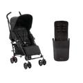 Silver Cross - Zest Pushchair & Footmuff - Everyday Travel Stroller - Buggy - Newborns to 4 years - Space