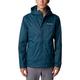 Columbia Men's Pouring Adventure 2 Jacket Waterproof Rain Jacket, Night Wave, Size M