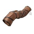 Cat Tunnel Collapsible Cat Play Tube Cat Tunnels Cat Tunnel Cat Toys for Indoor Cats Kitten (Color : Brown, Size : 121.5x35.8cm)