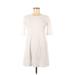 Eileen Fisher Casual Dress: White Dresses - Women's Size Medium