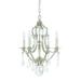 Capital Lighting Blakely 4 - Light Dimmable Geometric Chandelier Metal in Gray | 21.5 H x 18 W x 18 D in | Wayfair 4184AS-CR