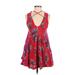Free People Cocktail Dress: Burgundy Dresses - Women's Size X-Small