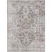 Brown/Gray 83.86 x 62.99 x 0.05 in Area Rug - Bungalow Rose June Light Gray/Burgandy Area Rug Polyester | 83.86 H x 62.99 W x 0.05 D in | Wayfair