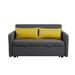 Hokku Designs Katre Daybed Upholstered/Metal in Gray | 31 H x 37 W x 56 D in | Wayfair EB42D234DACB4E7295B8C62CCF4C41EE