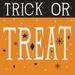 The Holiday Aisle® Jaiyah Festive Fright Trick Or Treat III On Canvas by Michael Mullan Print in Black/Orange | 36" H x 36" W x 1.25" D | Wayfair