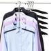 Rebrilliant Malakyi Metal Non-Slip Multi - Layer Hanger for Dress/Shirt/Sweater Metal in Black | 15.75 H x 15.94 W x 0.3 D in | Wayfair
