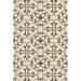 Bungalow Rose Motif On Cream X by Alonzo Saunders Canvas in Brown | 12 H x 8 W x 1.25 D in | Wayfair 81514FF958394E9BA7F19AD25330AEE1