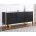 Everly Quinn Feitoza 68" Wide Sideboard Wood in Brown/Yellow | 31 H x 68 W x 18 D in | Wayfair 4F9CF29743044FE9BFC39D526C4F5CD7