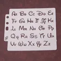 Pochoirs de lettres de l'alphabet pochoirs pour peinture Scrapbooking gaufrage carte d'album