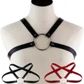 SFP Bondage Jos Corset Body Leather Bra Necklace for Women and Men Punk Gothic Vintage Cosplay