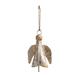 Metal Bell Angel Ornament - 4.5"L x 1.3"W x 8.0"H