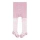 FALKE Unisex Baby Strumpfhose Stripe B TI Baumwolle dick gemustert 1 Stück, Rosa (Thulit 8663) neu - umweltfreundlich, 74-80