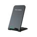 PRINxy Mobile Desktop Wireless Fast Charging Stand Foldable Wireless Charger Foldable Charger 15W Vertical Mobile Wireless Charging Stand Can Charge Mobile Phone Black