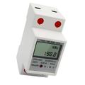 6588 LCD Digital Display Single Phase DIN-Rail Energy Meter 5-80A 220V 50Hz Electronic KWh Meter Power Consumption Monitor DDM15SC