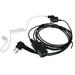 2 WIRE SURVEILLANCE MIC EARPIECE FOR MOTOROLA CP200 PR400 CLS HYT RADIO HEADSET