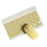 Rechargeable Bluetooth Keyboard and Mouse Combo Ultra-Slim Portable Compact Wireless Mouse Keyboard Set for Android Windows Tablet Phone iPad iOS