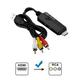 KIHOUT Promotion 1080P HDMI to 3 RCA AV Video Audio Cable Converter Adapter For HDTV DVD