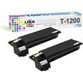 MADE IN USA TONER Replacement for Toshiba T-1200 e-Studio 12 15 120 150 151 162D Black 2 Pack