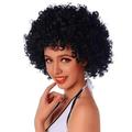 Queentas Kinky Curly Wigs for Black Women 70s 80s Wigs for men Synthetic Mens Wigs Glueless Wigs with Bangs Disco Wig for Holloween