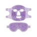 Cooling Ice Face Eye Mask for Reducing Puffiness Pain Relief Migraine Hot/Cold Pack with Soft Plush Backing