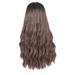 Mishuowoti wigs human hair glueless wigs human hair pre plucked pre cut wig for women Long Women s Wig - Natural Synthetic Wig Shadow Curly Wig For Women J One Size