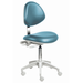 Doctor Stool Classical Plus Rolling Medical Office Doctor Dentist Stool Rimostool Adjustable Sit & Backrest Dental Medical Office Chair with Wheels Gray Teal