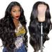 human hair wigs for women 24 Inch Wig Medium Length Curl Large Wavelength Wig Glue Free Heat-resistant Fiber Wig Synthetic Wig Adult Female Costume Wigs Toupees A