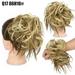 NRUDPQV human hair wigs for women Synthetic Messy Scrunchies Elastic Band Hair Updo Hairpiece Fiber Natural Fake Adult Female Costume Wigs Toupees J