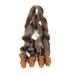 NRUDPQV human hair wigs for women Large Curl Wig Big Wave Braid Wig Hair Receiving Bundle Double Extensions Adult Female Costume Wigs Toupees H