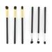 6Pcs Eye Shadow Brushes Soft Hairs Plastic Handle Eye Makeup Brush Set for Eyeshadow Eye Blending