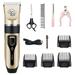 Savings Clearance! Zeceouar Pet Dog Grooming Clippers Rechargeable Low Noise Cordless Pet Clippers Dog Hair Grooming Kit Dog Shaver With 8 Comb Quiet Electric Shears For All 8ml