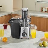 VEVOR 1000W 2 Speed Centrifugal Juice Extractor Juicer Machine Stainless Steel in Black/Gray | 17.6 H x 17 W x 8 D in | Wayfair LXGSZZJS1000W23DSV1