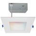 Starfish Ultra Slim Tunable CCT IC LED LED Canless Recessed Lighting Kit in White | 1 H x 7.13 W in | Wayfair S11563