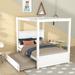 Red Barrel Studio® Rensche Bed Wood in White | 71.2 H x 56.5 W x 79.5 D in | Wayfair A358DE8770C44FE69622ED4DDD963251