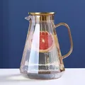 Bouilloire à eau en verre de grande capacité verres créatifs pour la famille eau froide jus