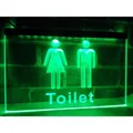 Unisexe Hommes Femmes Homme Femme Toilette Dominroom Washroom LED Neon Sign-3D Carimplanted Wall Art