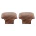 2pcs Solid Wood Knobs Wooden Drawer Handles Square Door Knobs for Home
