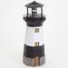 JIARUI - Solar Lighthouse Outdoor Sculpture - Garden DÃ©cor and Lighting - Hand Painted Durable Resin - Illuminate Your Patio Yard or Poolside with This Decorative Solar Light Statue
