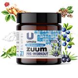 ZUUM PRE-WORKOUT: Energy, Pump & Stamina - Wild Blueberry Acai