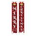 Wefuesd Christmas Couplet Christmas Party Decorations Background Cloth Banner Christmas Snowman Candy Christmas Decoration Christmas Tree Decorations Christmas Decor Christmas Decorations