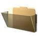 Officemate Plastic Wall-File Pocket One Pocket Legal/Letter Size 16.19 x 4.13 x 7 Smoke