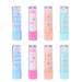 FRCOLOR 10pcs Lipstick Shaped Eraser Creative Stationery Pencil Eraser Creative Gift for Kids Students (Random Style)